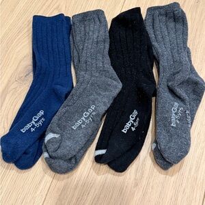 GAP Kids' Socks - Navy, Charcoal, Black